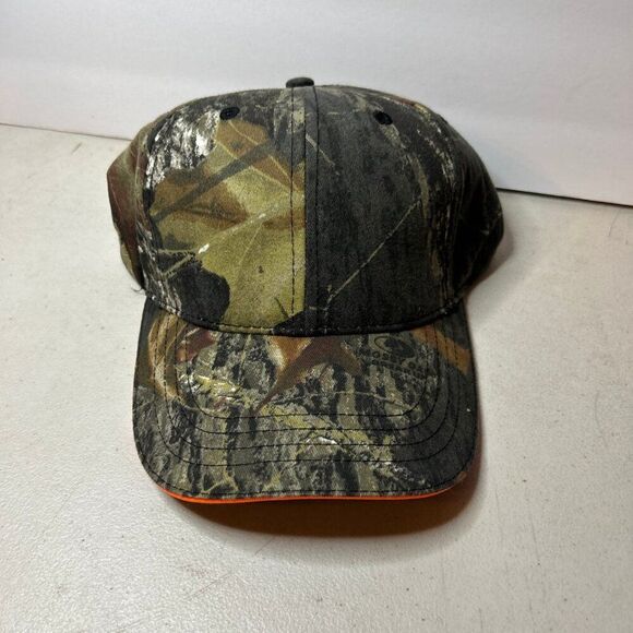 Camouflage Hunting Baseball Cap Wood Oak Design Unbranded Dad Hat - Picture 1 of 7